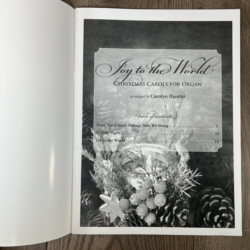 Joy to the World Christmas Carols for Organ Sheet Music Worship Hymns H Leonard - Picture 5 of 6